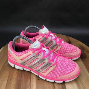 Adidas ClimaCool Pink Mesh Breathable Running Shoes Low Top Lace Up Womens Sz 8